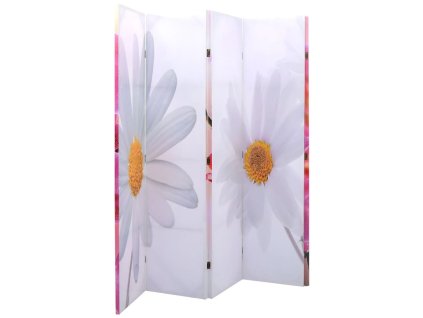 Skládací paraván 200 x 170 cm květina