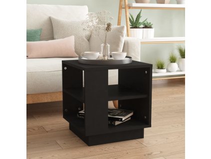 Konferenční stolek černý 40 x 40 x 43 cm kompozitní dřevo