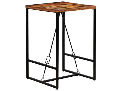 Barový stůl masivní recyklované dřevo 70 x 70 x 106 cm