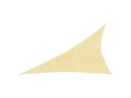 Stínicí plachta 160 g/m² béžová 3 x 4 x 5 m HDPE