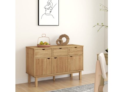 Příborník OTTA 114 x 43 x 73,5 cm masivní borové dřevo