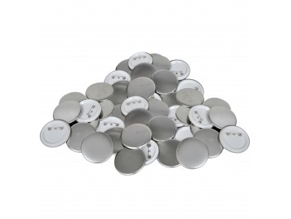 500 ks Prázdné placky se špendlíkem 58 mm