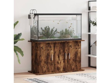 Stojan na akvárium kouřový dub 101x41x58 cm kompozitní dřevo