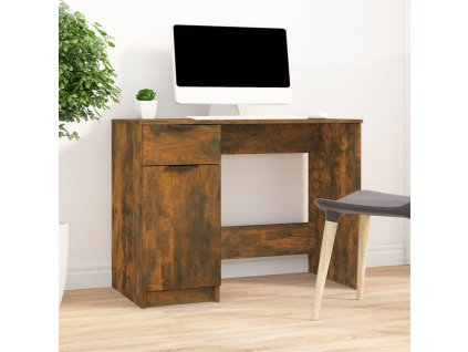 Psací stůl kouřový dub 100 x 50 x 75 cm kompozitní dřevo