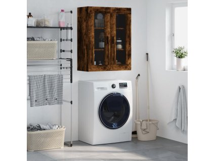 Nástěnná skříňka kouřový dub 69,5 x 34 x 90 cm