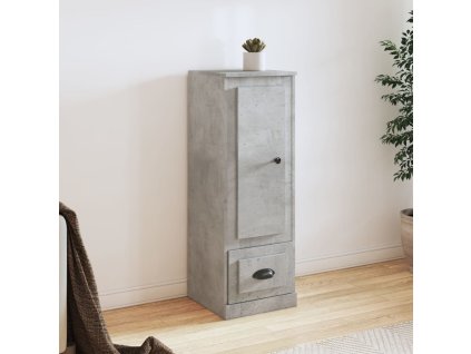 Skříň highboard betonově šedá 36x35,5x103,5 kompozitní dřevo