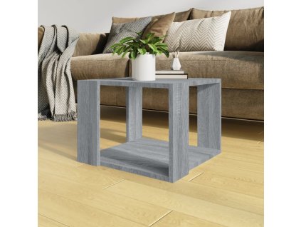 Konferenční stolek šedý sonoma 40 x 40 x 30 cm kompozitní dřevo