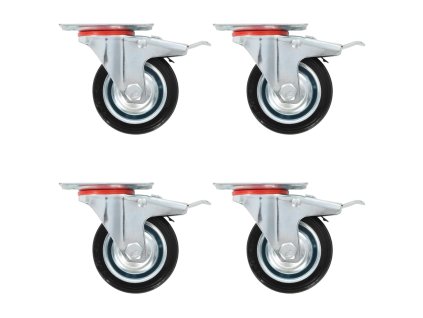 8 ks otočná kolečka 75 mm