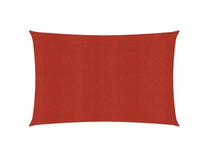 Plachta proti slunci 160 g/m² červená 3,5 x 5 m HDPE