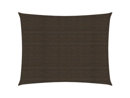 Plachta proti slunci 160 g/m² hnědá 3 x 4,5 m HDPE