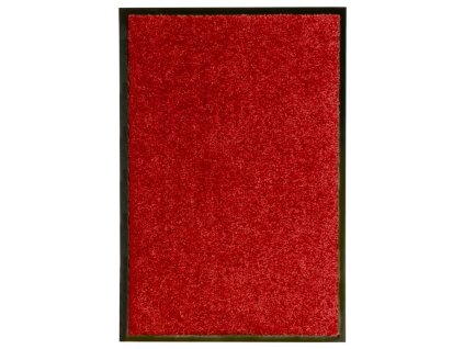 Rohožka pratelná červená 40 x 60 cm