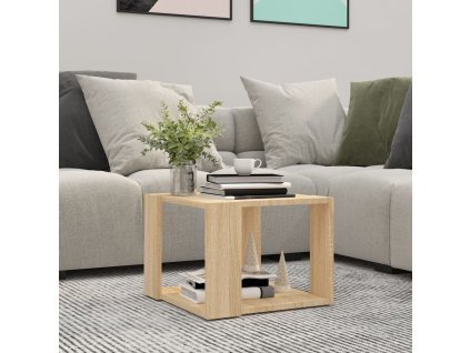 Konferenční stolek dub sonoma 40 x 40 x 30 cm kompozitní dřevo