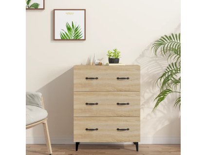 Příborník dub sonoma 69,5 x 34 x 90 cm kompozitní dřevo