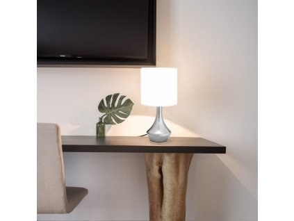 Stolní lampy 2 ks dotykové tlačítko bílé E14
