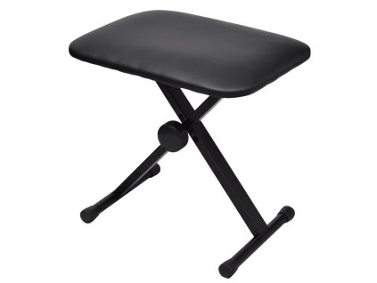 Nastavitelná skládací židle pro klavír a klávesy