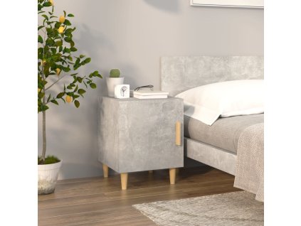 Noční stolek betonově šedý kompozitní dřevo