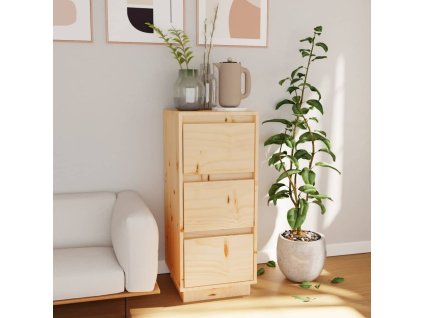 Příborník 32 x 34 x 75 cm masivní borové dřevo