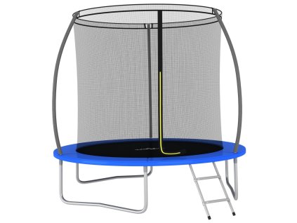 Trampolína s příslušenstvím kulatá 244 x 55 cm 100 kg