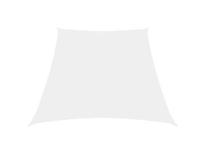 Stínicí plachta oxfordská látka lichoběžník 3/5 x 4 m bílá