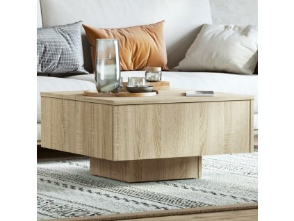 Konferenční stolek dub sonoma 60x60x31,5 cm kompozitní dřevo