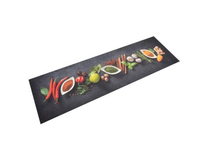 Kuchyňský koberec omyvatelný Koření 45 x 150 cm samet