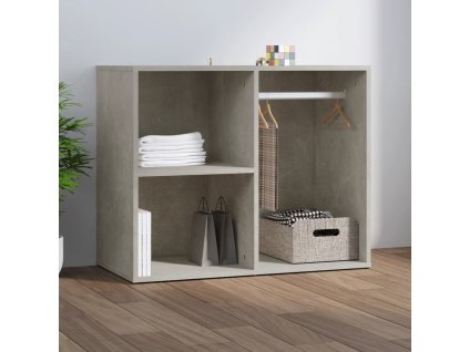 Toaletní skříňka betonově šedá 80 x 40 x 65 cm kompozitní dřevo