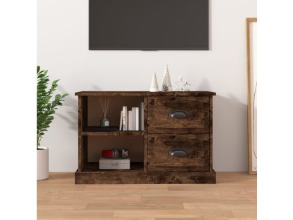 TV skříňka kouřový dub 73 x 35,5 x 47,5 cm kompozitní dřevo