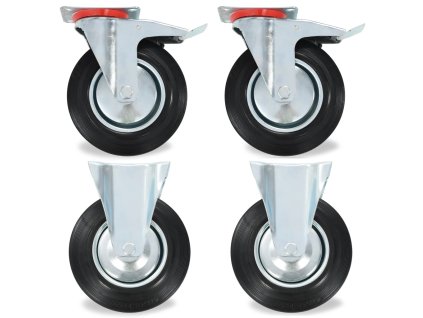 24 ks pojezdová kolečka 200 mm