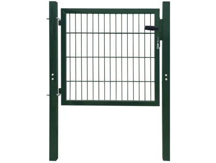 Plotová branka ocelová zelená 100 x 100 cm