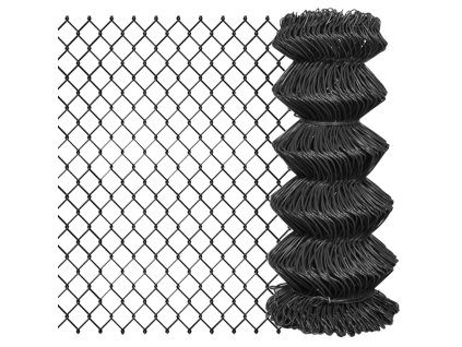 Drátěné pletivo ocel 15 x 0,8 m šedé