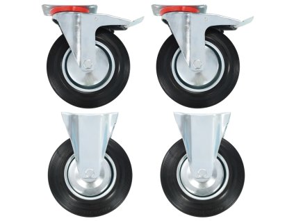 Kolečka 4 ks 200 mm