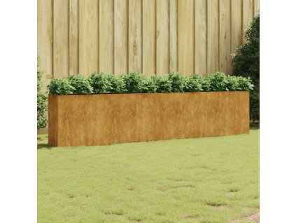 Zahradní vyvýšený záhon 360 x 40 x 80 cm cortenová ocel