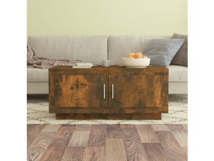 Konferenční stolek kouřový dub 102x50x45 cm kompozitní dřevo