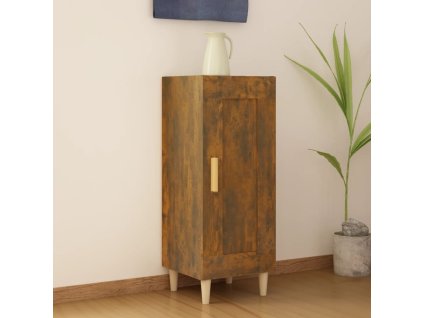 Příborník kouřový dub 34,5 x 34 x 90 cm kompozitní dřevo