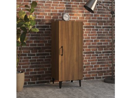Příborník hnědý dub 34,5 x 34 x 90 cm kompozitní dřevo