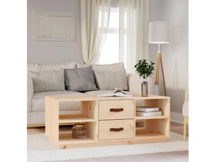 Konferenční stolek 100 x 50 x 41 cm masivní borové dřevo