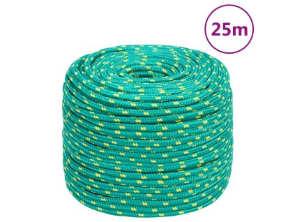 Lodní lano zelené 8 mm 25 m polypropylen