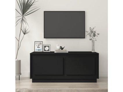 Konferenční stolek černý 102 x 50 x 44 cm kompozitní dřevo