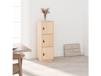 Skříň highboard 34 x 40 x 108,5 cm masivní borové dřevo
