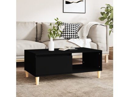 Konferenční stolek černý 90x50x36,5 cm kompozitní dřevo