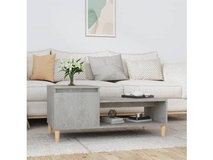 Konferenční stolek betonově šedý 100x50x45 cm kompozitní dřevo
