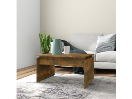 Konferenční stolek kouřový dub 68 x 50 x 38 cm kompozitní dřevo
