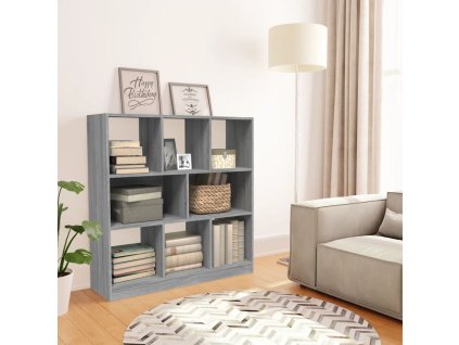 Knihovna šedá sonoma 97,5 x 29,5 x 100 cm kompozitní dřevo
