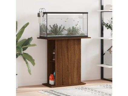 Stojan na akvárium hnědý dub 75x36x72,5 cm kompozitní dřevo