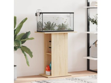Stojan na akvárium, dub sonoma, 60,5 x 36 x 72,5 cm, konstrukční dřevo