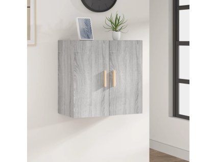 Nástěnná skříňka šedá sonoma 60 x 30 x 60 cm kompozitní dřevo