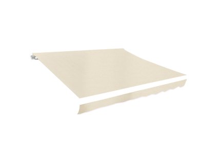 Plachta na markýzu plátěná krémová 6 x 3 m (bez rámu)