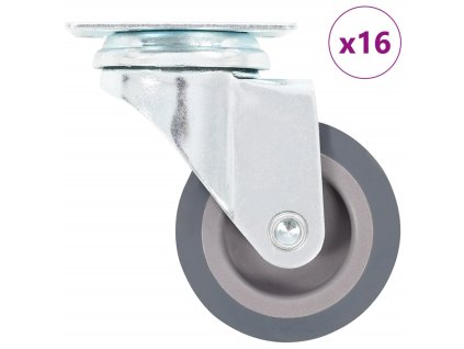 16 ks otočná kolečka 50 mm