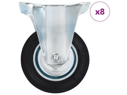 8 ks pevná kolečka 100 mm