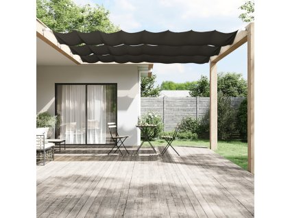 Vertikální markýza antracitová 60 x 800 cm oxfordská látka